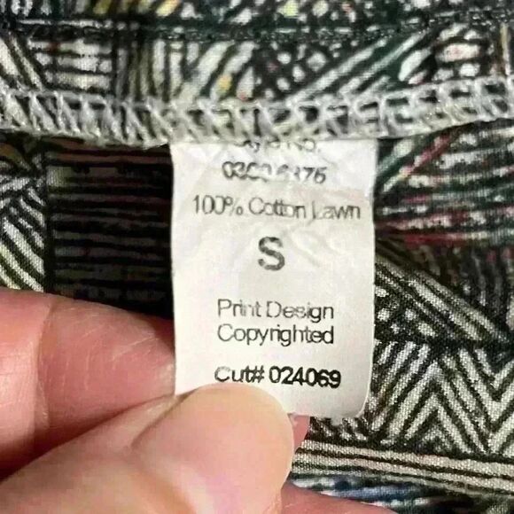 Tori Richard Aloha Shirt S Multicolor Hawaiian Print Cotton Lawn Classic Casual - Picture 5 of 6